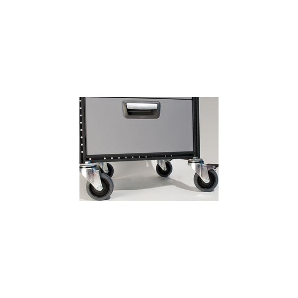 Rollen-Set, vier Räder Ø100 mm