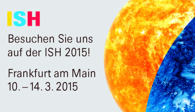Besuchen Sie uns auf der ISH 