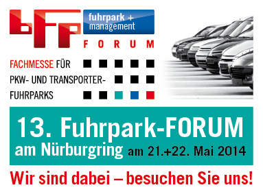 Besuchen Sie uns auf dem bfp Fuhrpark-FORUM