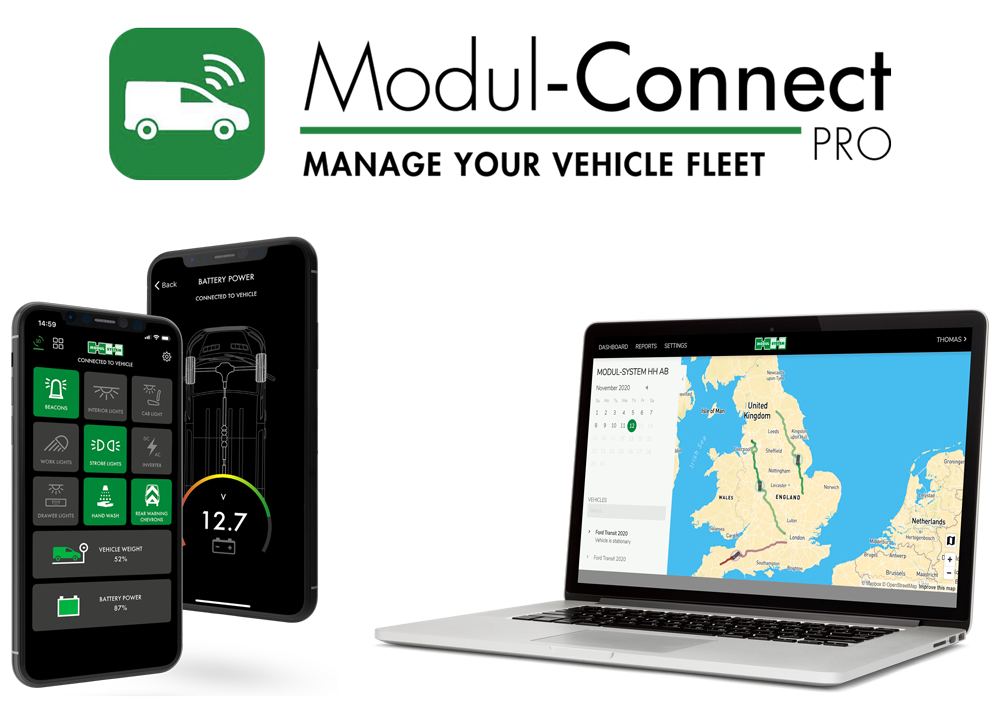 Modul-Connect PRO - Verwalten Sie Ihren Fuhrpark
