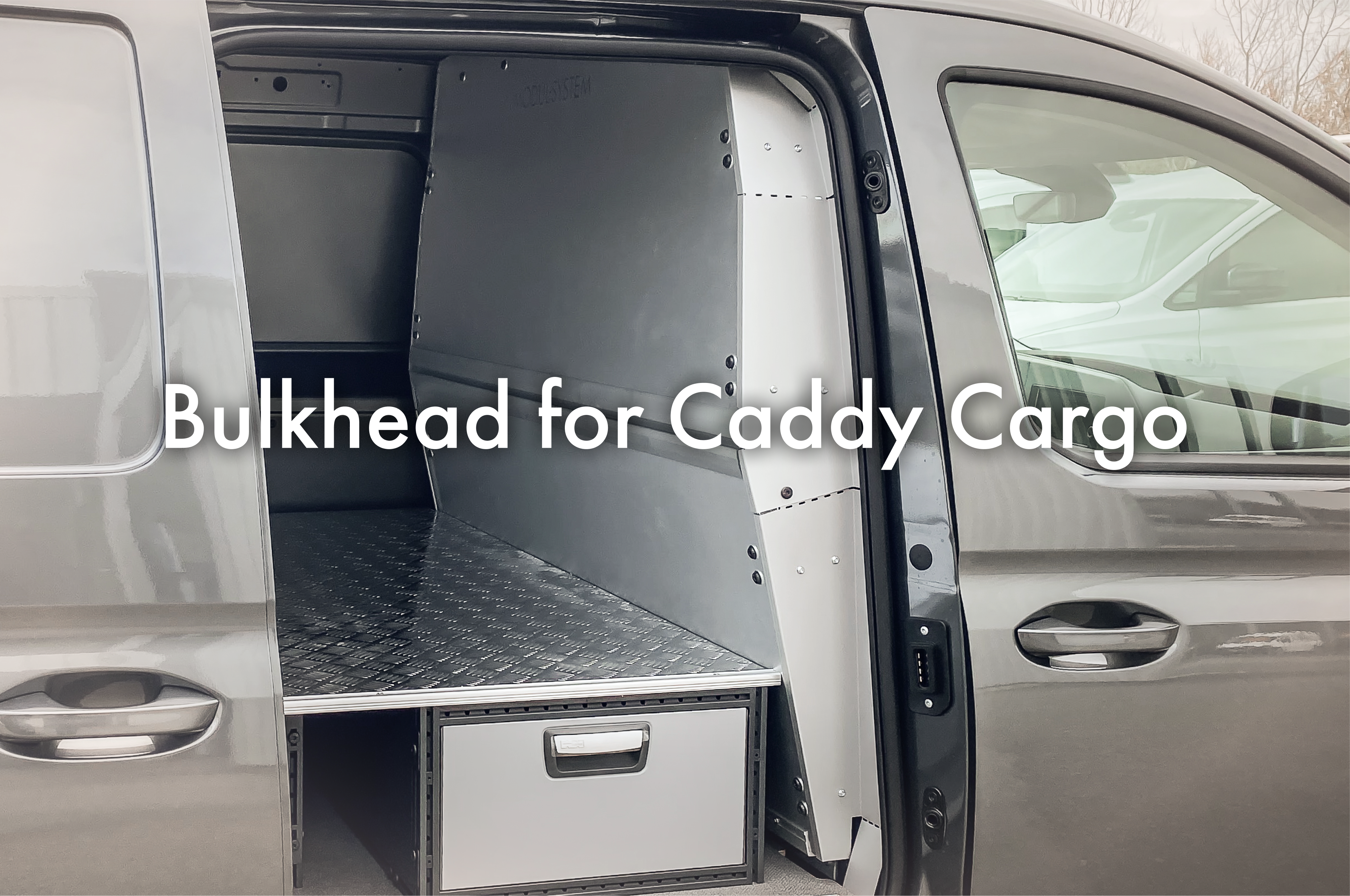 Crash getestete Trennwand für Caddy Cargo