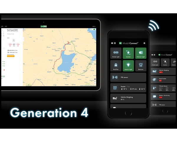 Machen Sie Ihre Fahrzeugflotte zukunftssicher mit Modul-Connect Generation 4 